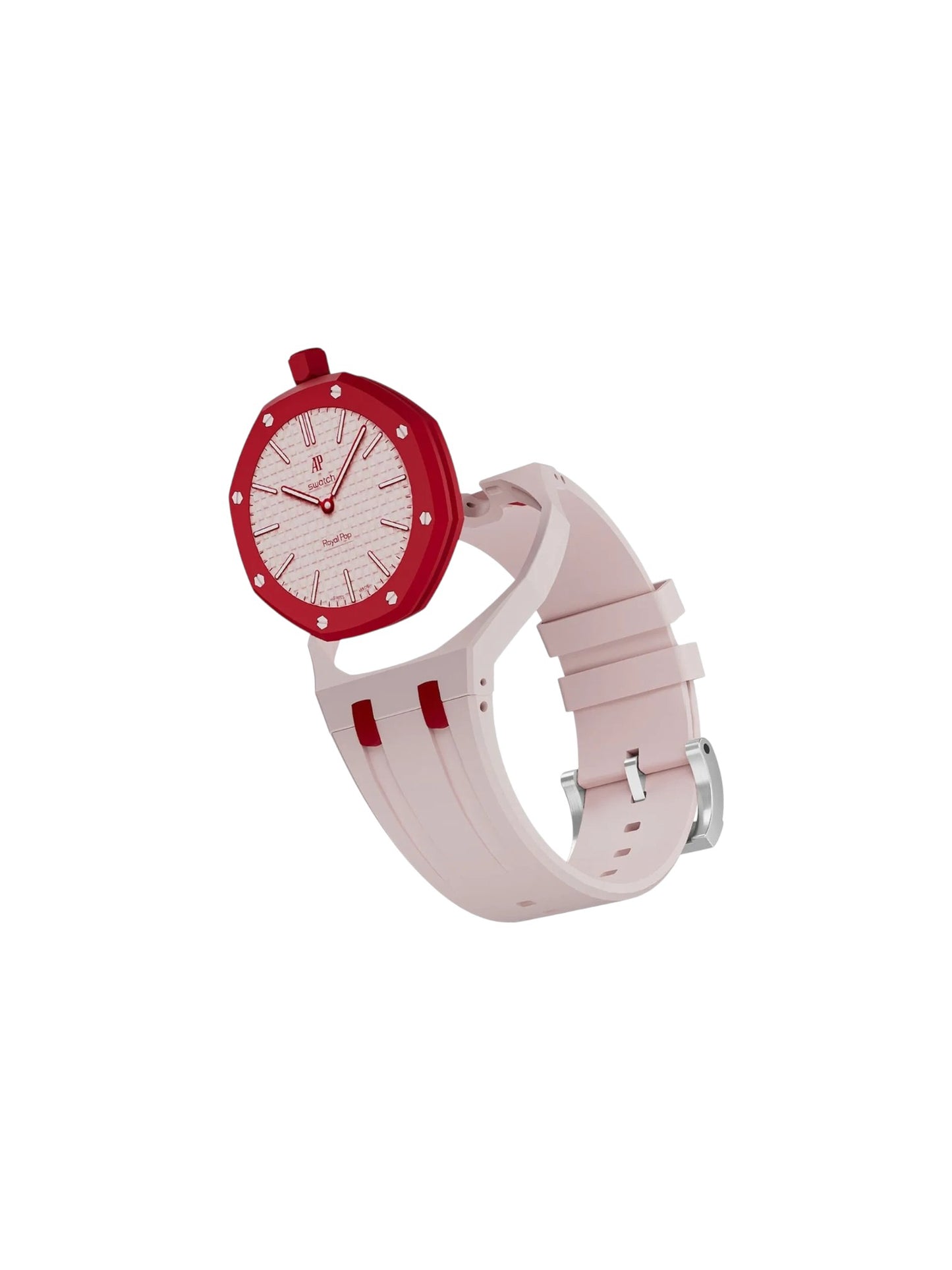 Silicone x Bioceramic Strap for Royal Pop wristwatch