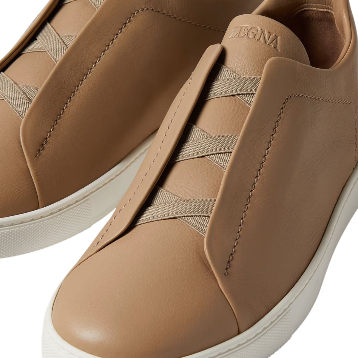 Beige Triple Stitch™ SECONDSKIN Sneakers