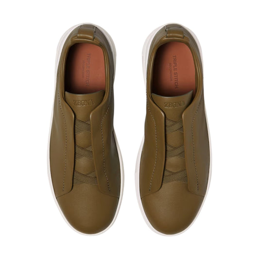 Olive Green Triple Stitch™ SECONDSKIN Sneakers