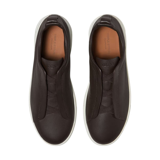 Dark Brown Triple Stitch™ SECONDSKIN Sneakers