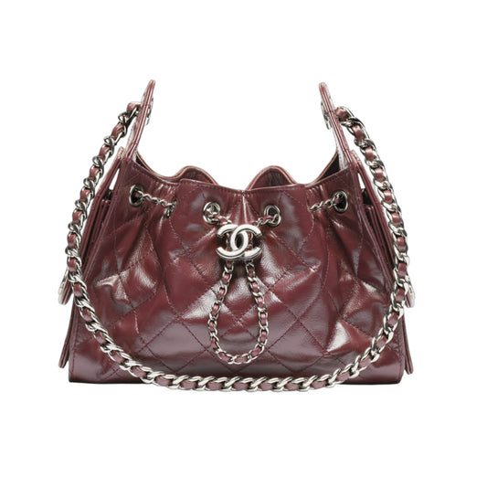 C.H.A.N.E.L 25 Handbag Burgundy