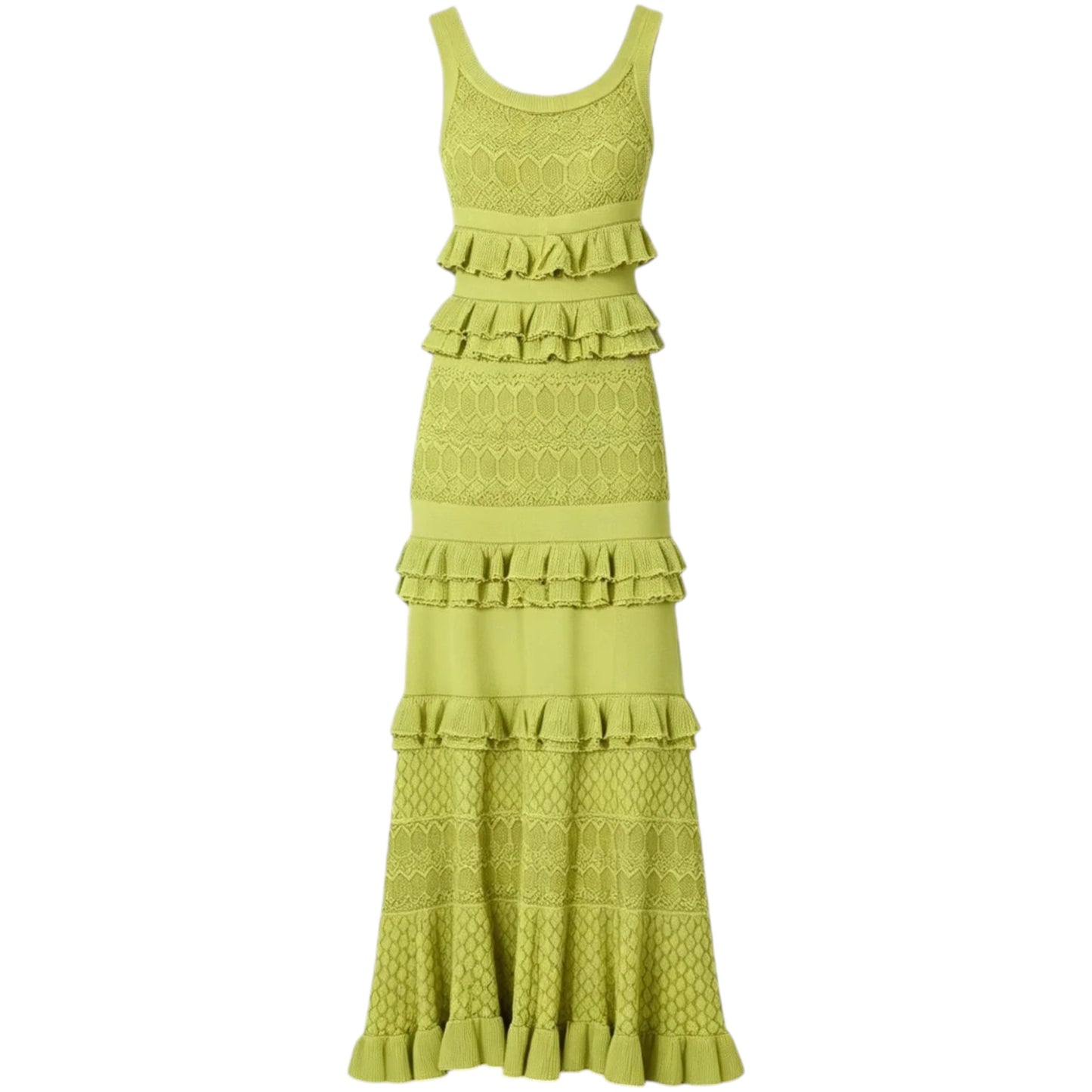 S.A.N.D.R.O | knit maxi dress green For Women