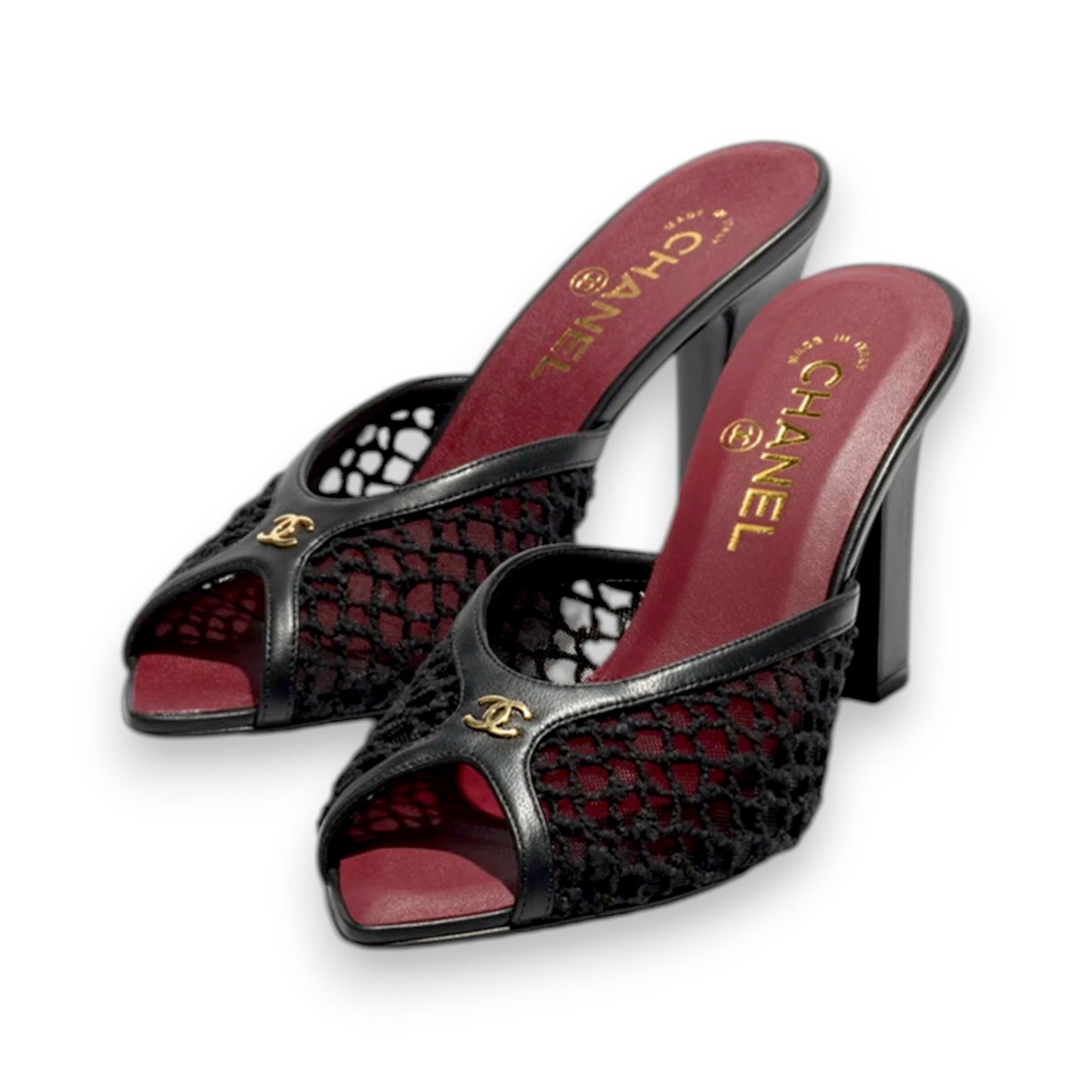The C.H.A.N.E.L | Mules Mixed Fibers, Cotton & Lambskin