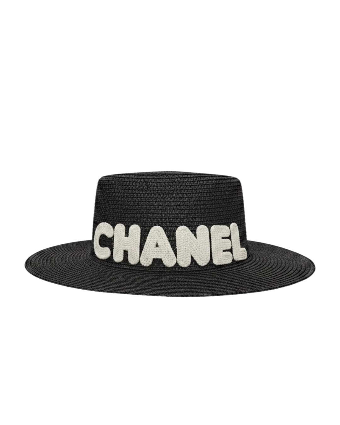 C.h.a.n.e.l Signature Straw Boater Hat – Summer Collection