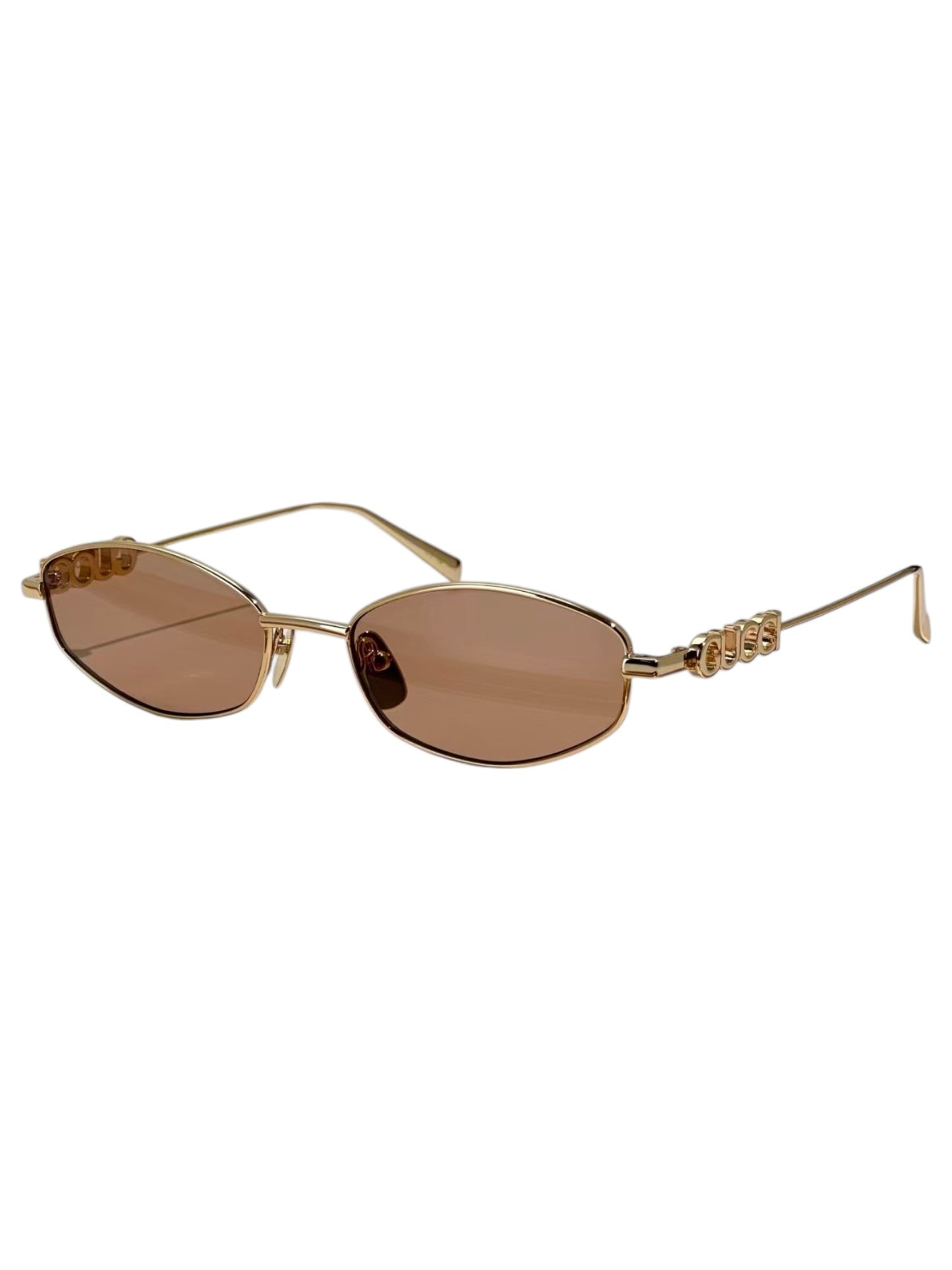 The Womens G.U.C.C.I Sunglasses GG1802S Iconic Gold Frame with Light 3 Colorways