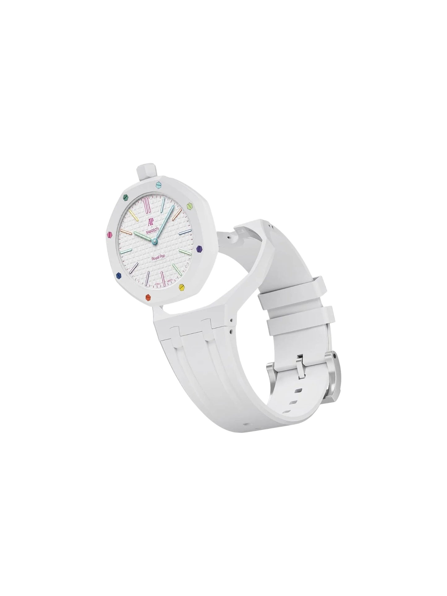 Silicone x Bioceramic Strap for Royal Pop wristwatch