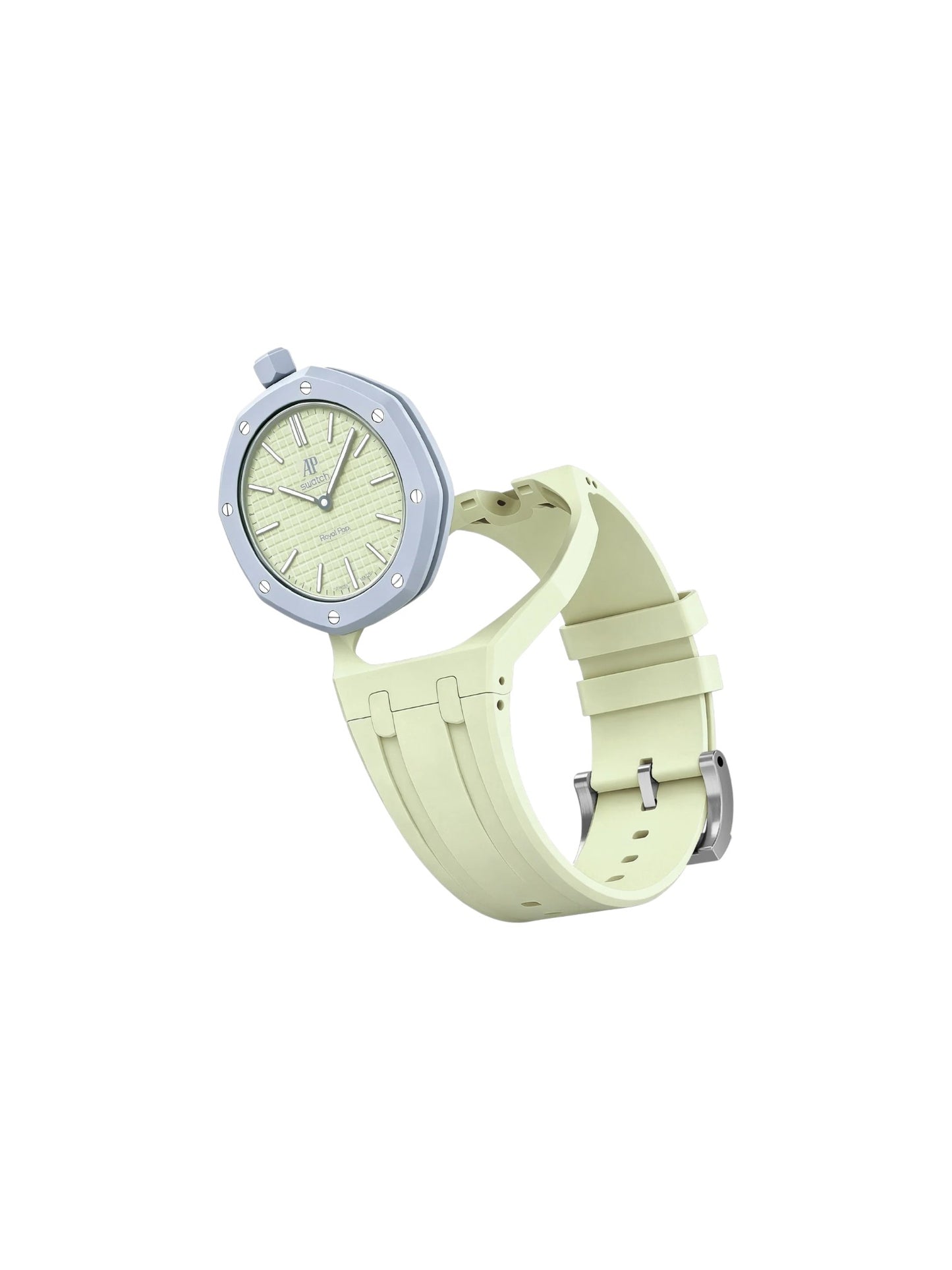 Silicone x Bioceramic Strap for Royal Pop wristwatch