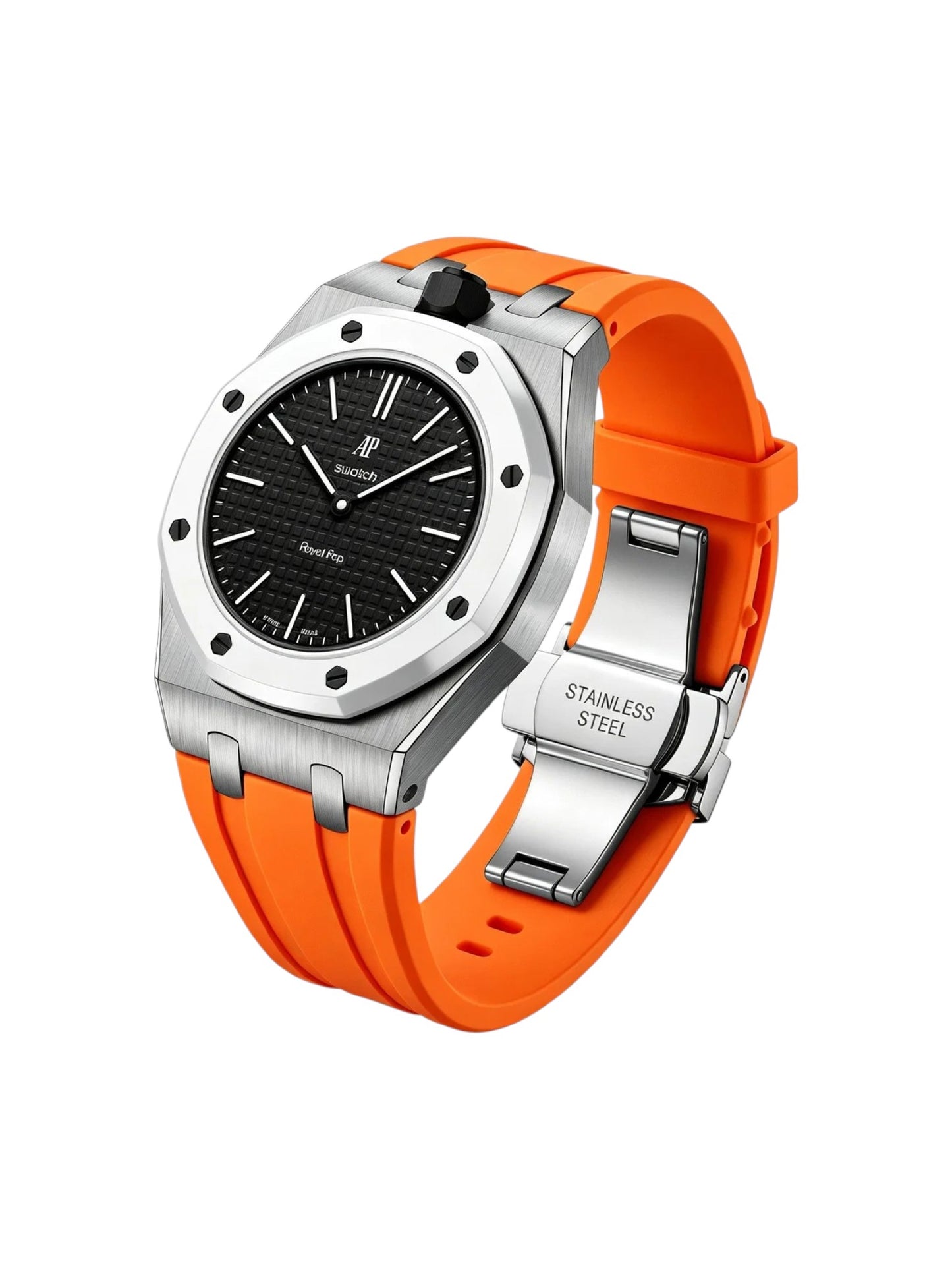 Royal Steel & Silicone Strap