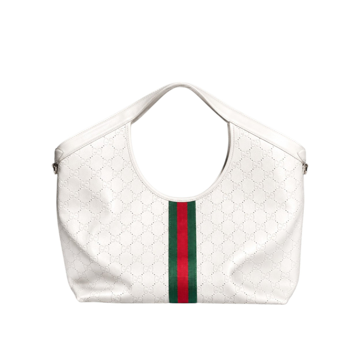 G.u.c.c.i Giglio tote bag GG leather