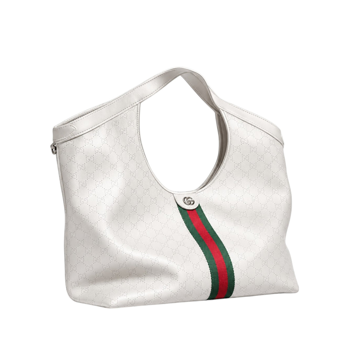 G.u.c.c.i Giglio tote bag GG leather