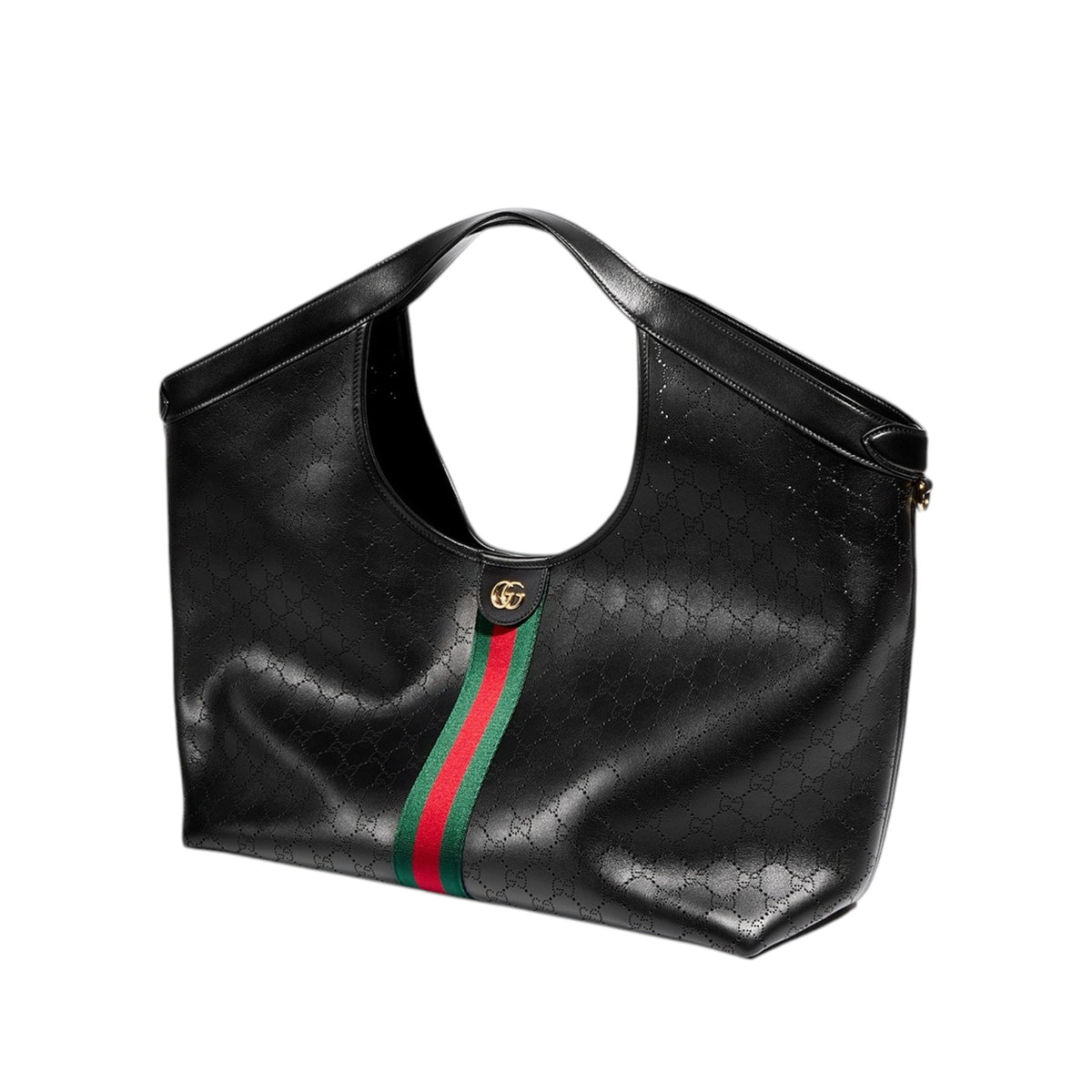 G.u.c.c.i Giglio tote bag GG leather