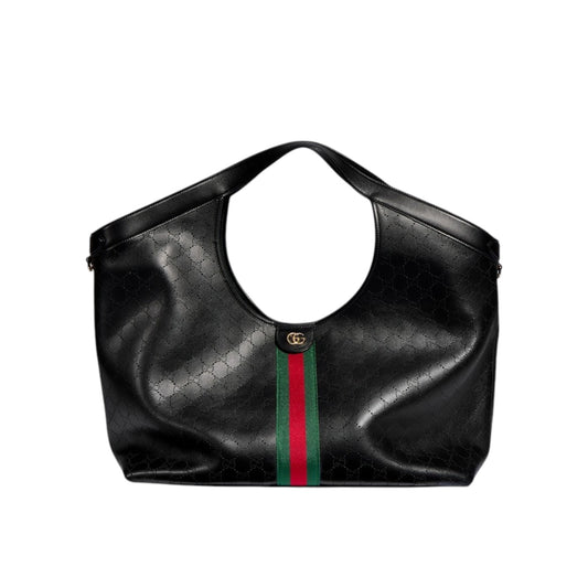 G.u.c.c.i Giglio tote bag GG leather