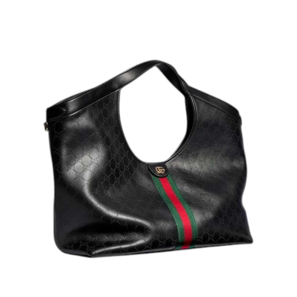 G.u.c.c.i Giglio tote bag GG leather