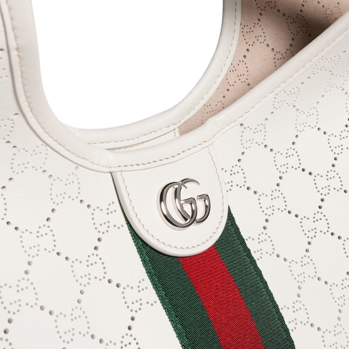 G.u.c.c.i Giglio tote bag GG leather