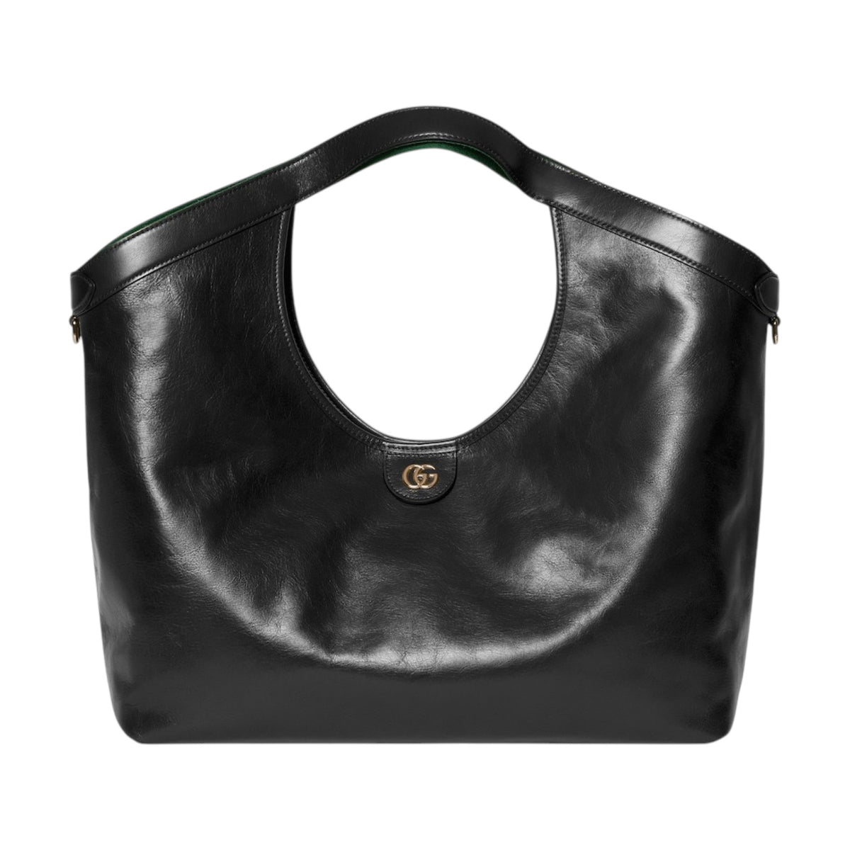 G.u.c.c.i Giglio tote bag leather Black & Brown