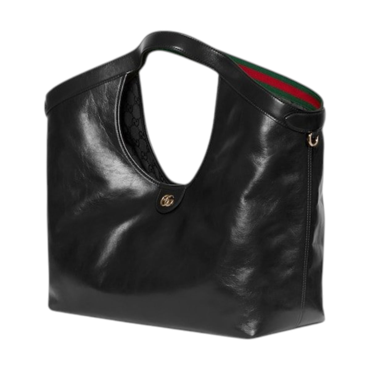 G.u.c.c.i Giglio tote bag leather Black & Brown
