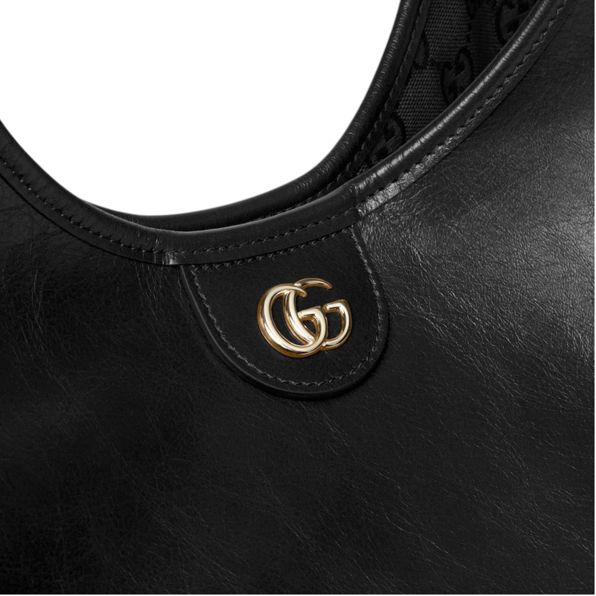 G.u.c.c.i Giglio tote bag leather Black & Brown