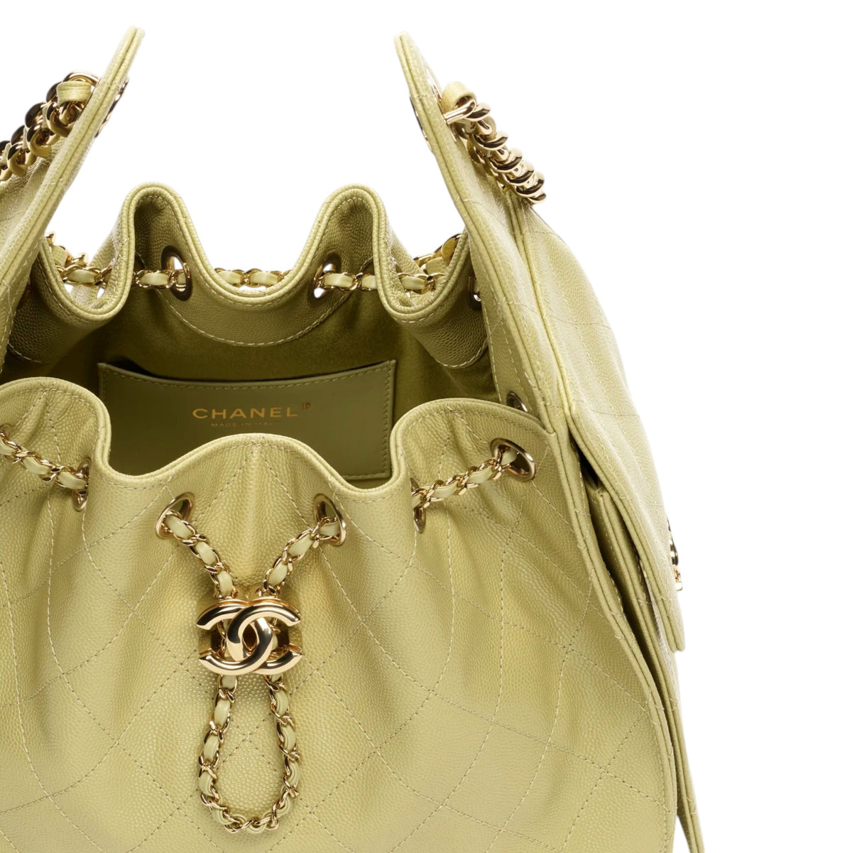 C.H.A.N.E.L 25  Handbag Green
