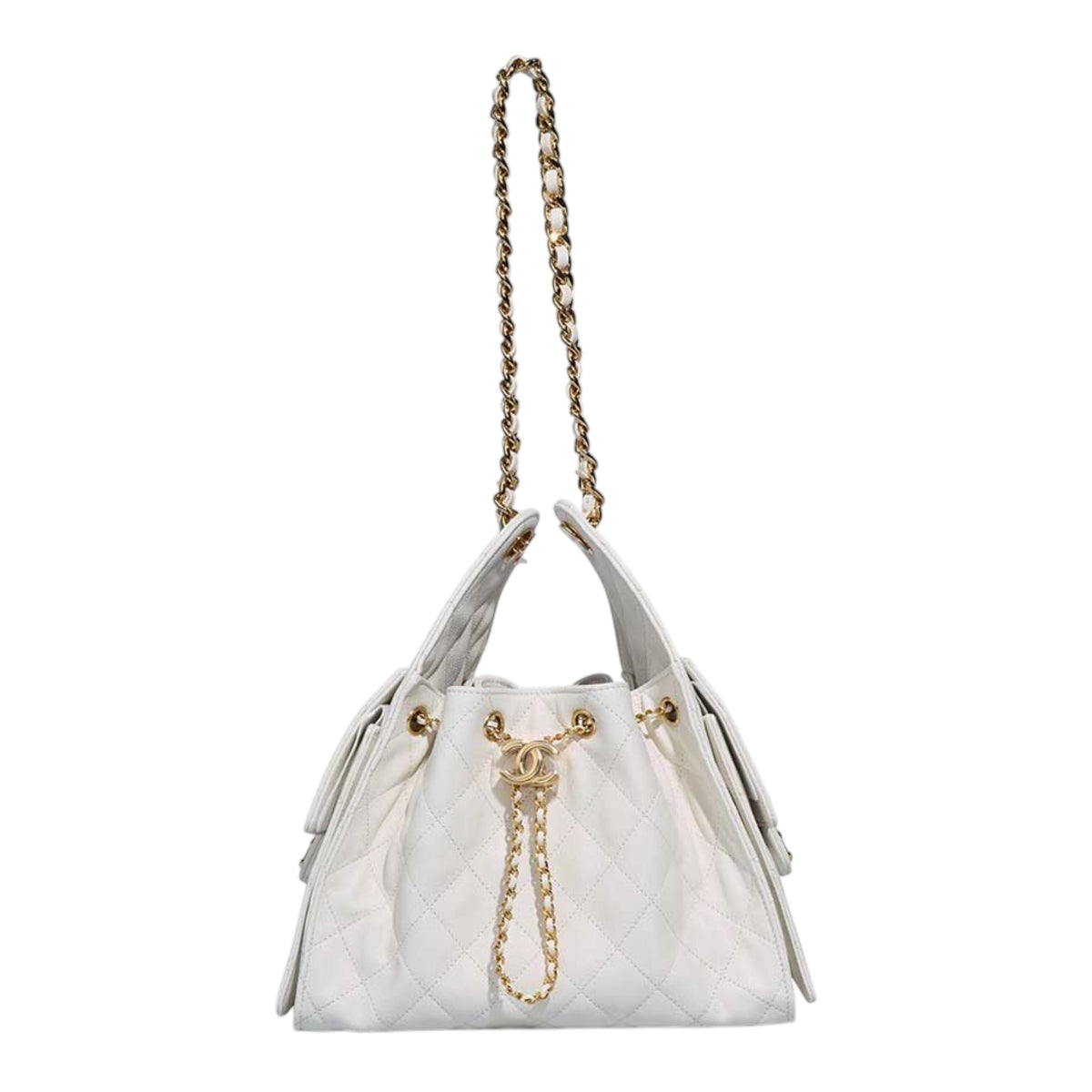 C.H.A.N.E.L 25  Handbag White