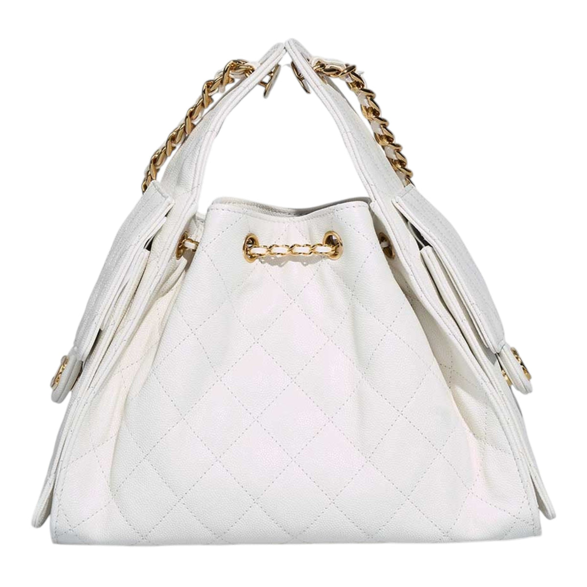C.H.A.N.E.L 25  Handbag White