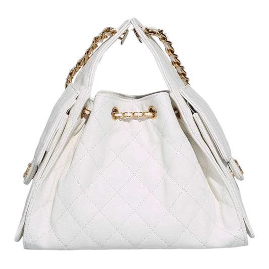 C.H.A.N.E.L 25  Handbag White