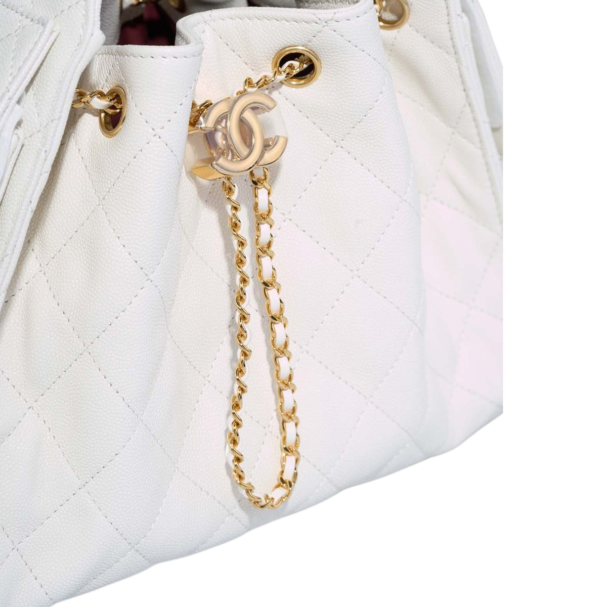 C.H.A.N.E.L 25  Handbag White