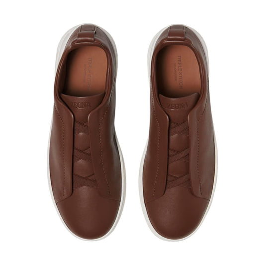 Almond Brown Triple Stitch™ SECONDSKIN Sneakers