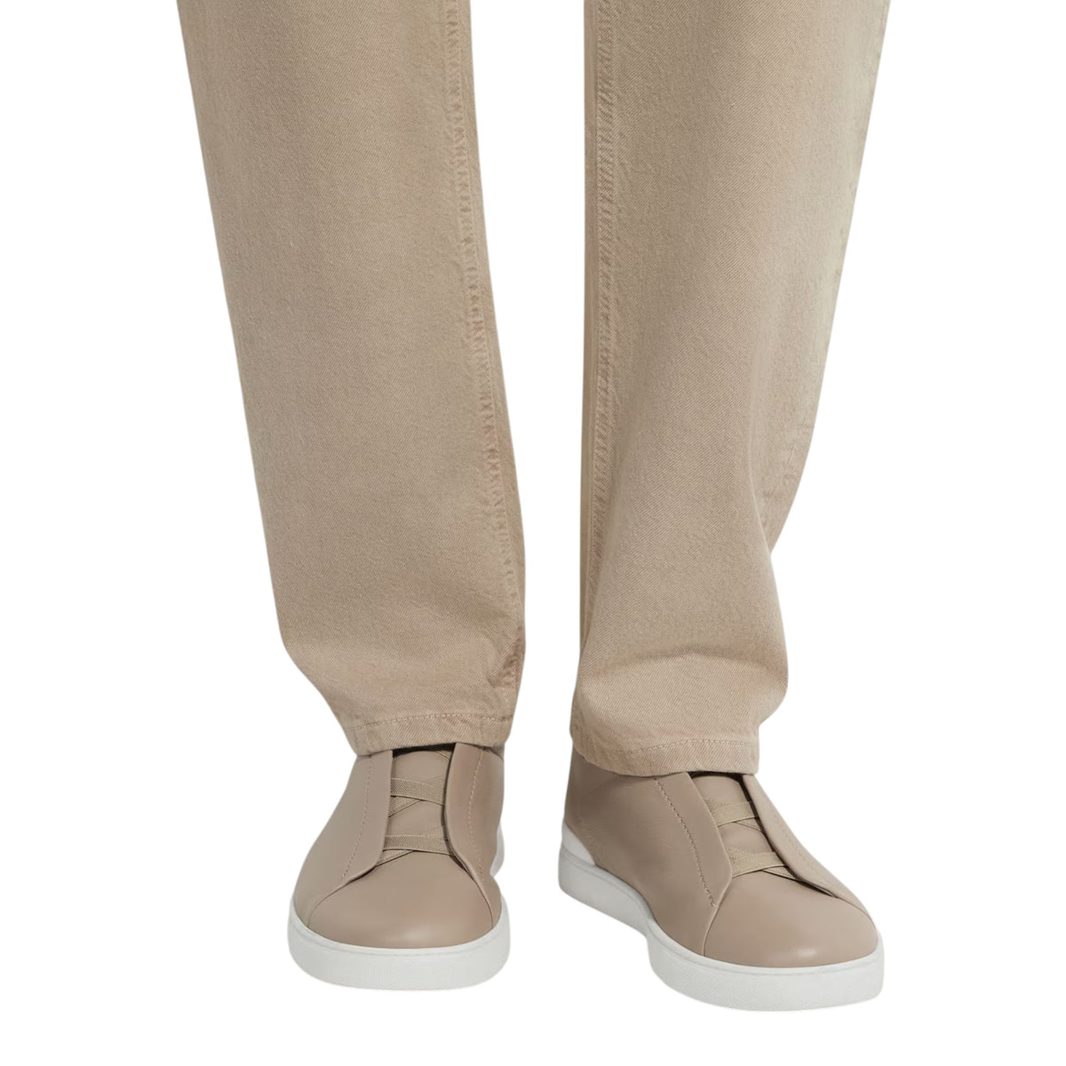 Light Taupe Triple Stitch™ SECONDSKIN Sneakers