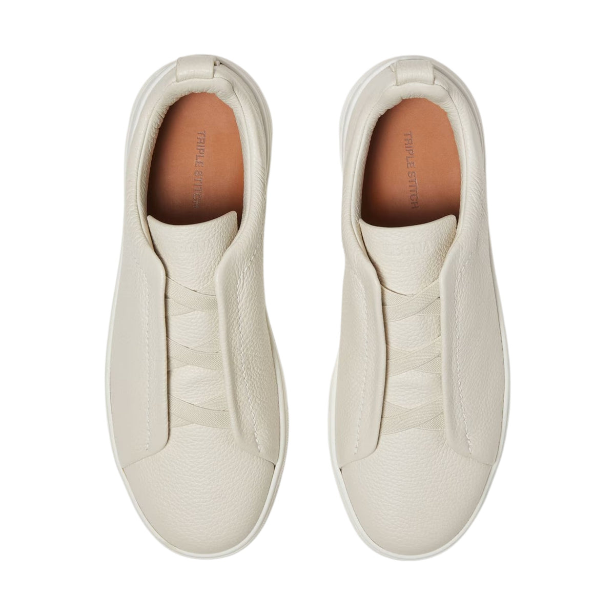 White Leather Triple Stitch™ Sneakers