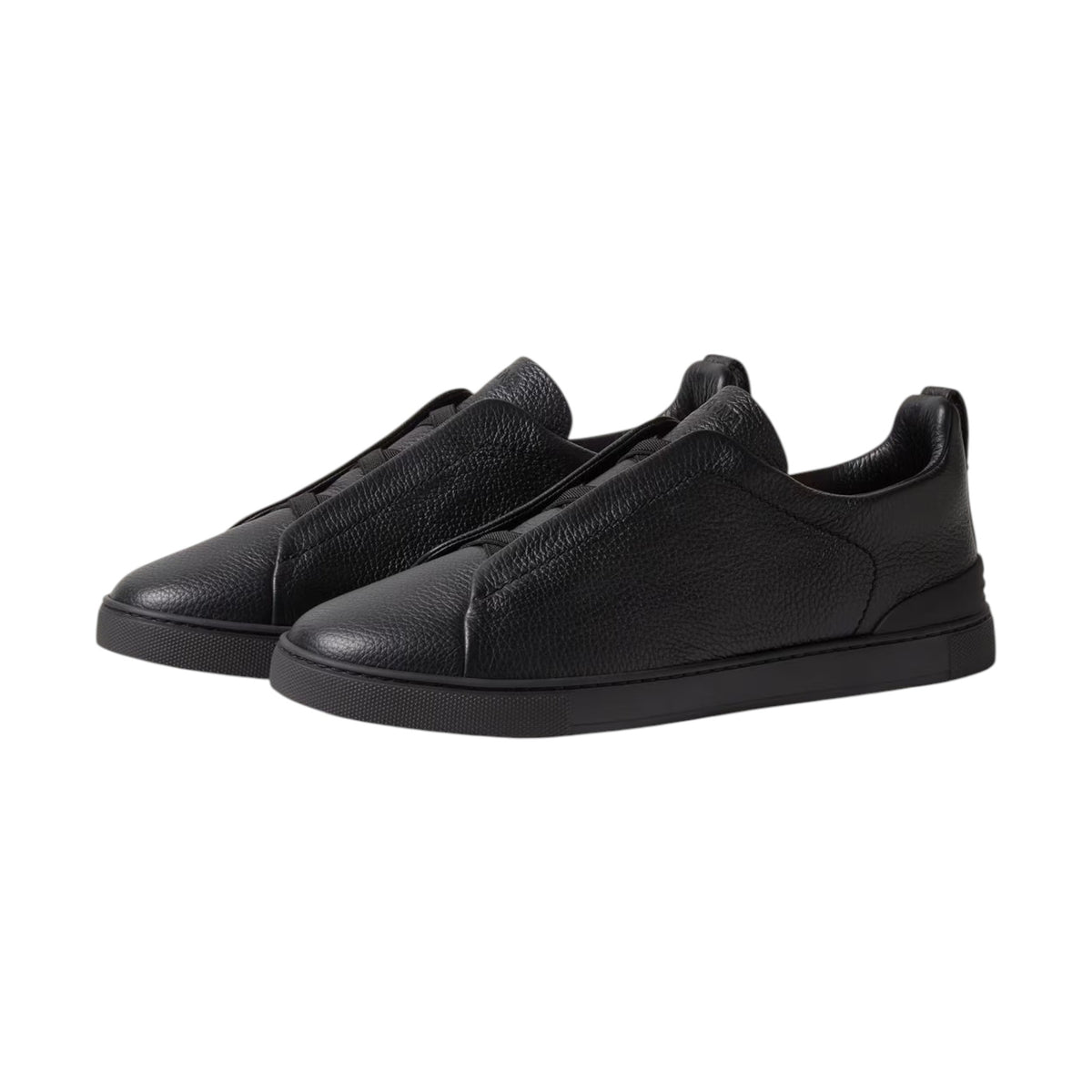Black Leather Triple Stitch™ Sneakers