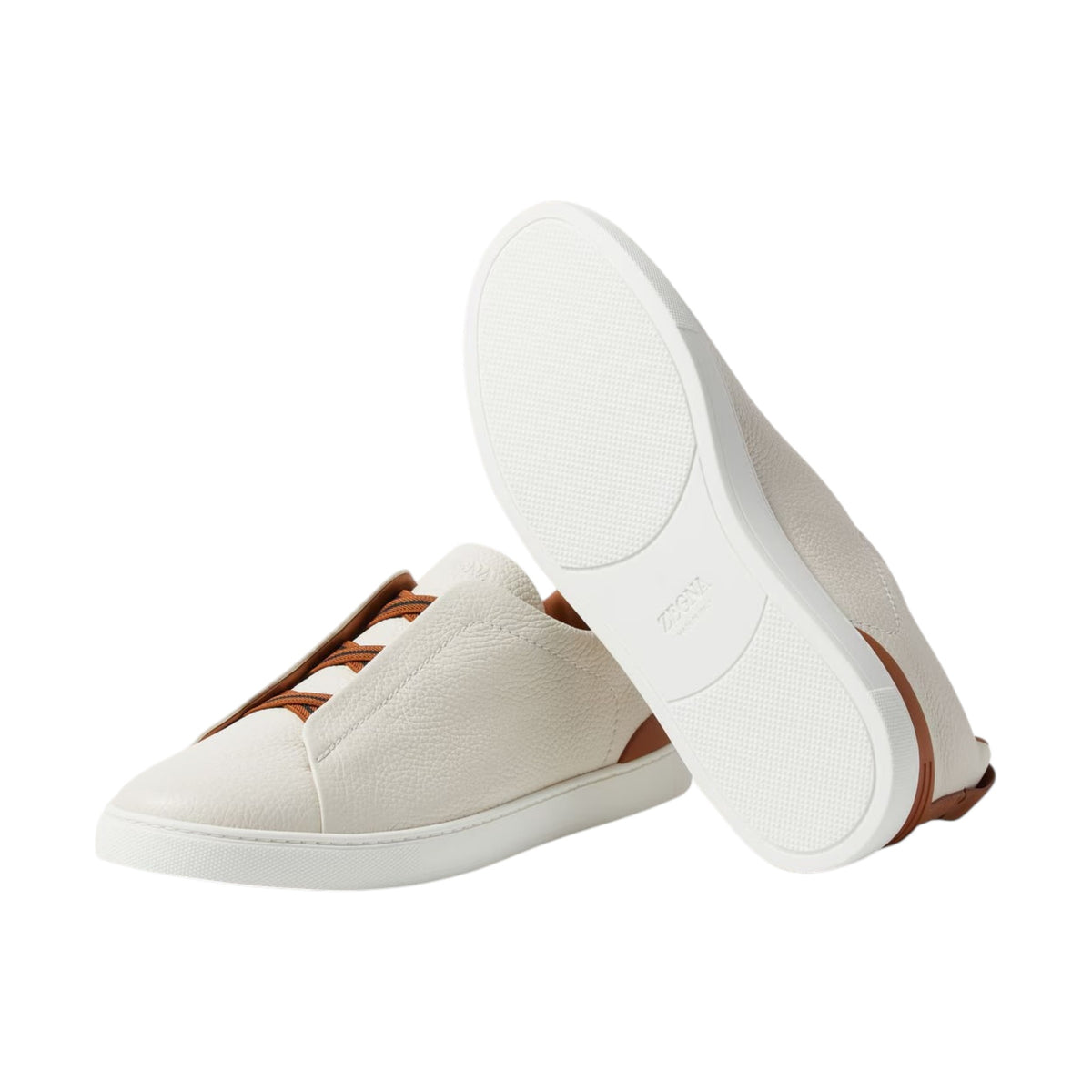 White Leather Triple Stitch™ Sneakers