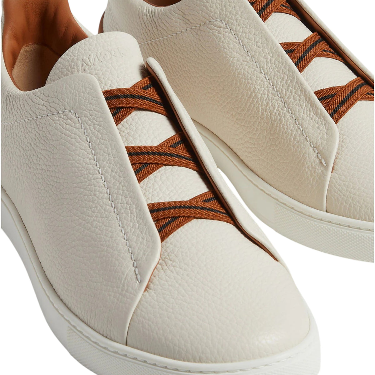 White Leather Triple Stitch™ Sneakers