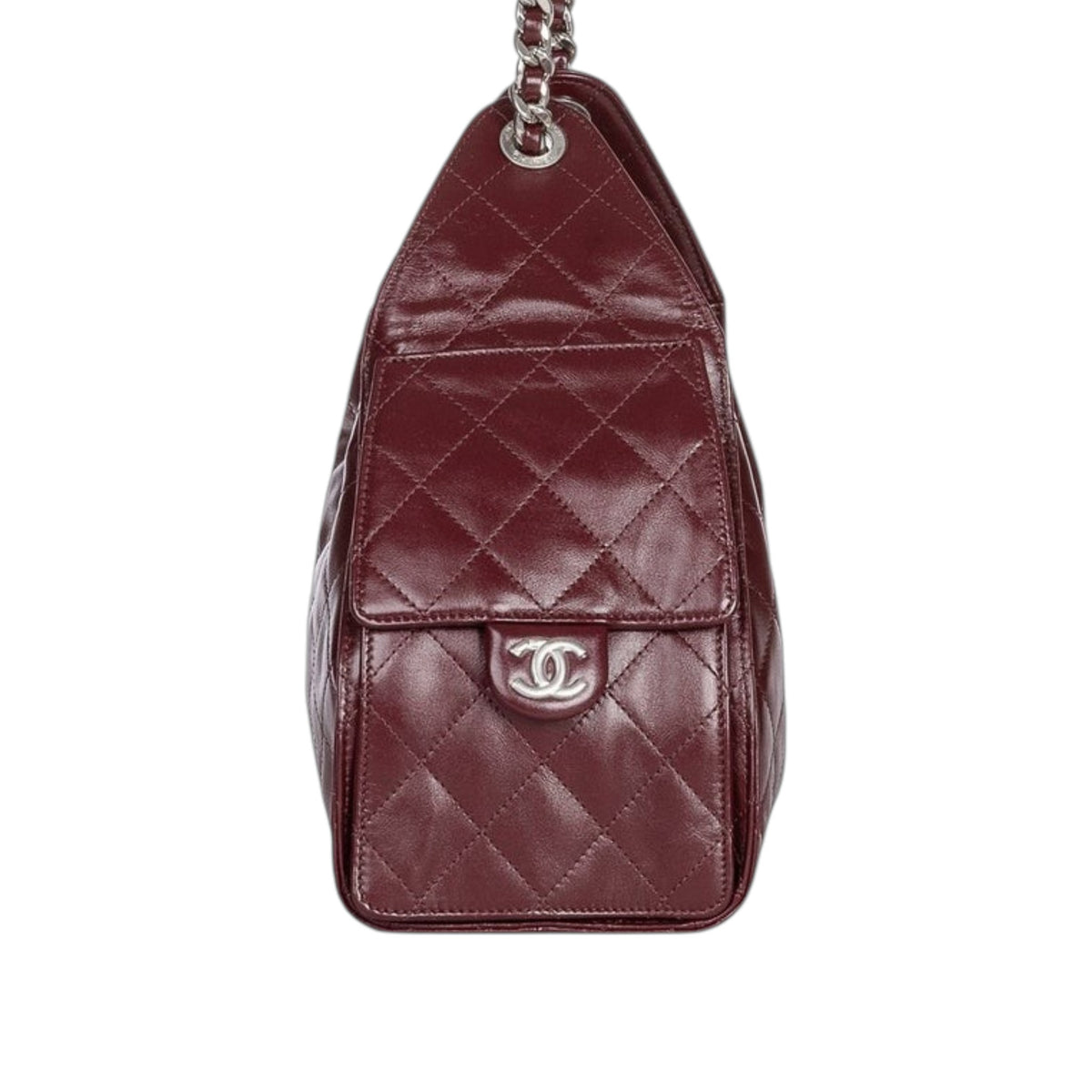 C.H.A.N.E.L 25  Handbag Burgundy