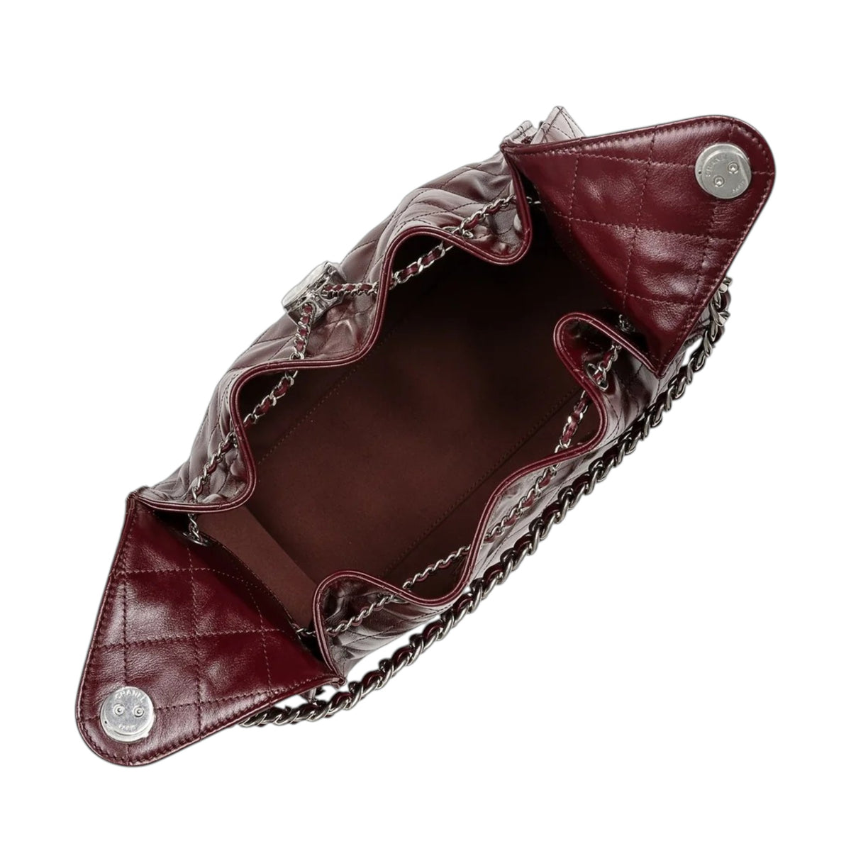 C.H.A.N.E.L 25  Handbag Burgundy