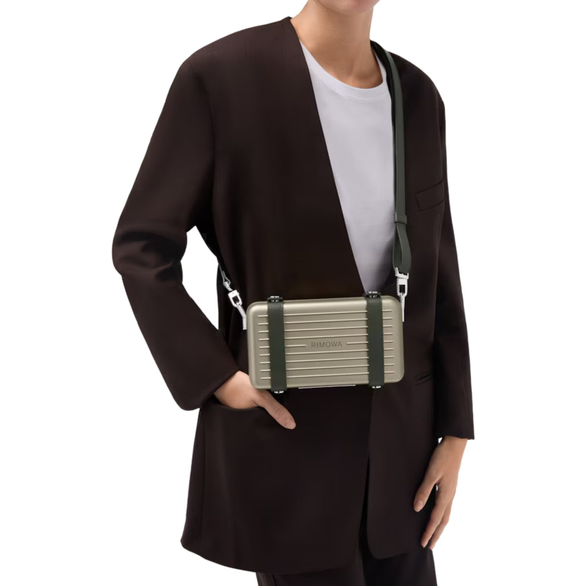 R.I.M.O.W.A Personal - Aluminum Cross-Body Bag - Titanium