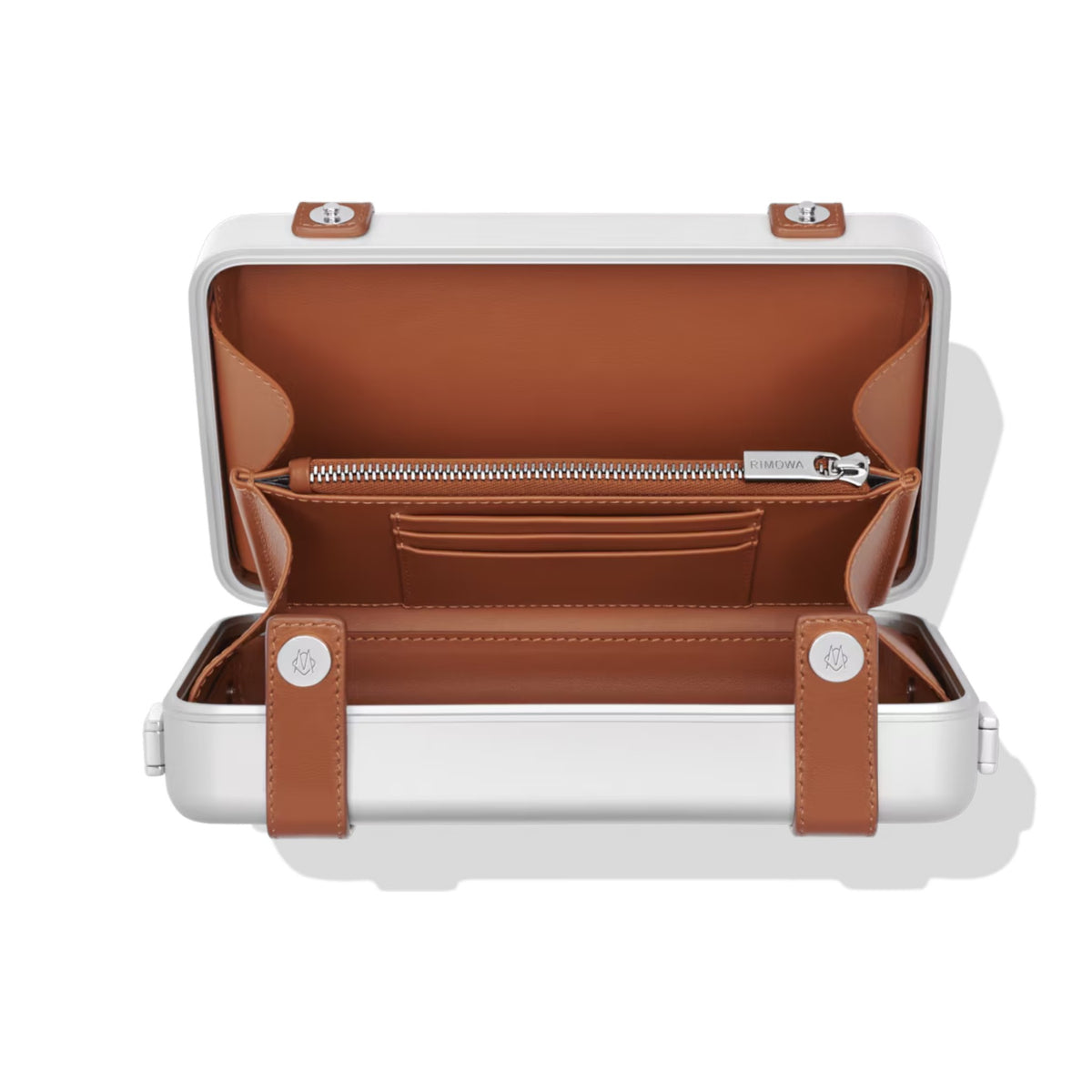 R.I.M.O.W.A Personal - Aluminum Cross-Body Bag -brown