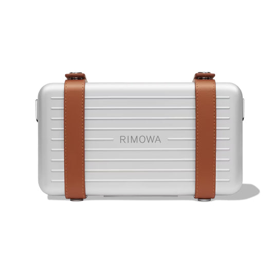 R.I.M.O.W.A Personal - Aluminum Cross-Body Bag -brown