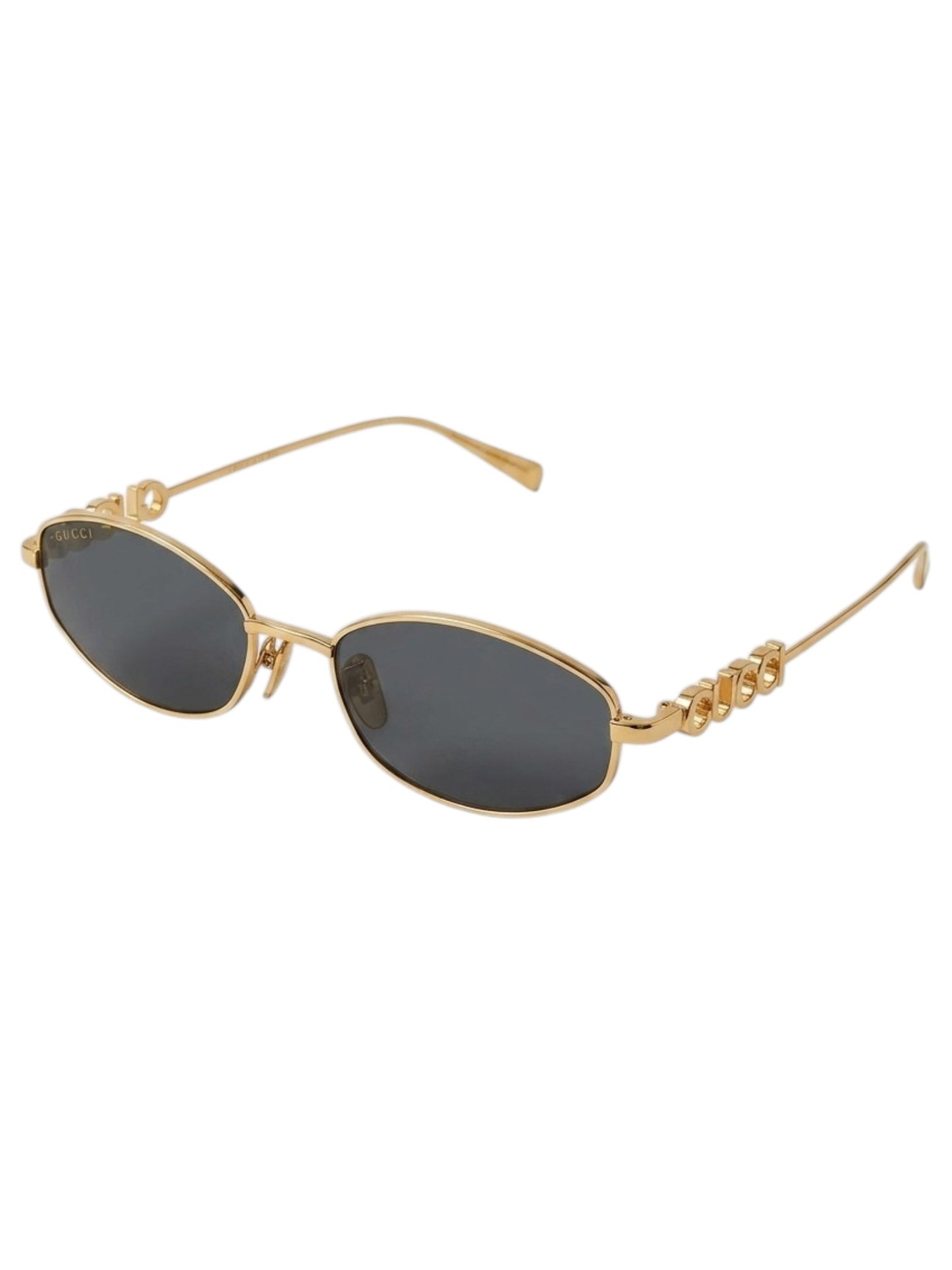 The Womens G.U.C.C.I Sunglasses GG1802S Iconic Gold Frame with Light 3 Colorways