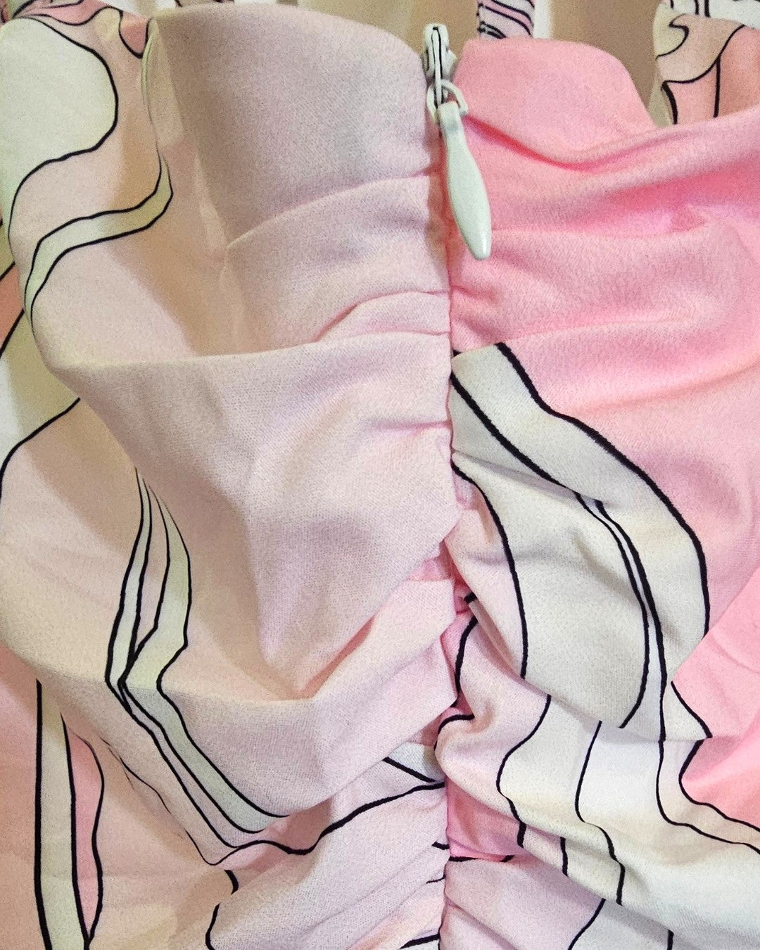 P.U.C.C.I Orchidee Print Ramie Balloon Mini Dress