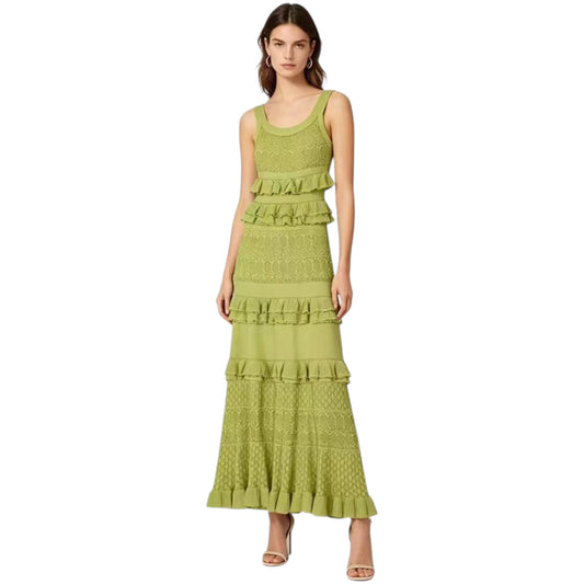 S.A.N.D.R.O | knit maxi dress green For Women
