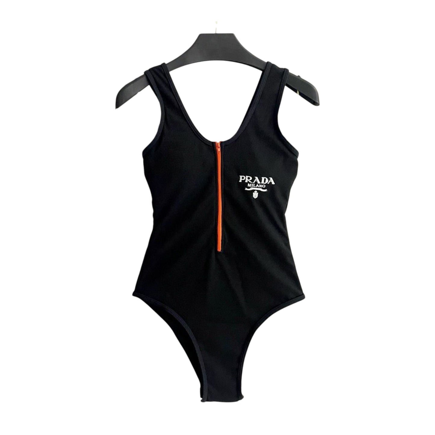 P.R.A.D.A | Zip-Front Knit One-Piece Swimsuit