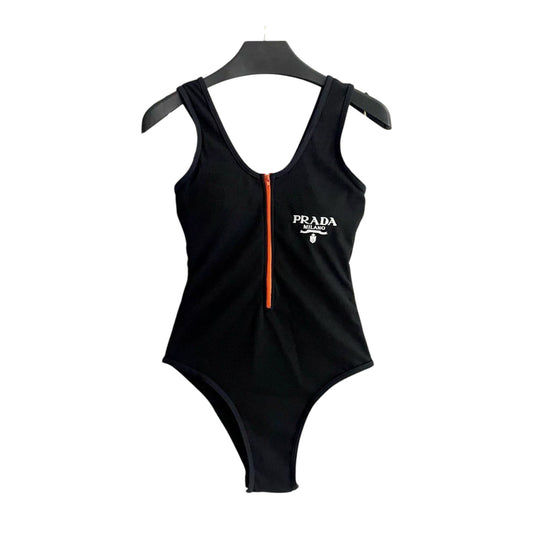 P.R.A.D.A | Zip-Front Knit One-Piece Swimsuit