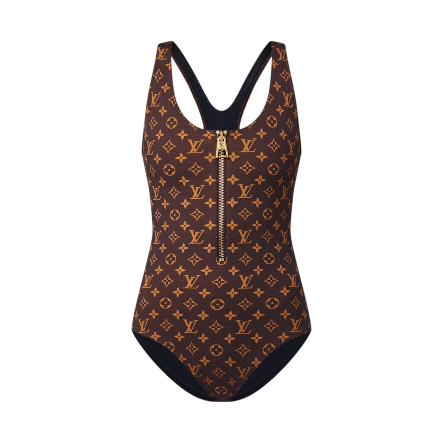 L.o.u.i.s  V.u.i.t.t.o.n  | Zip-up Monogram One-Piece Swimsuit