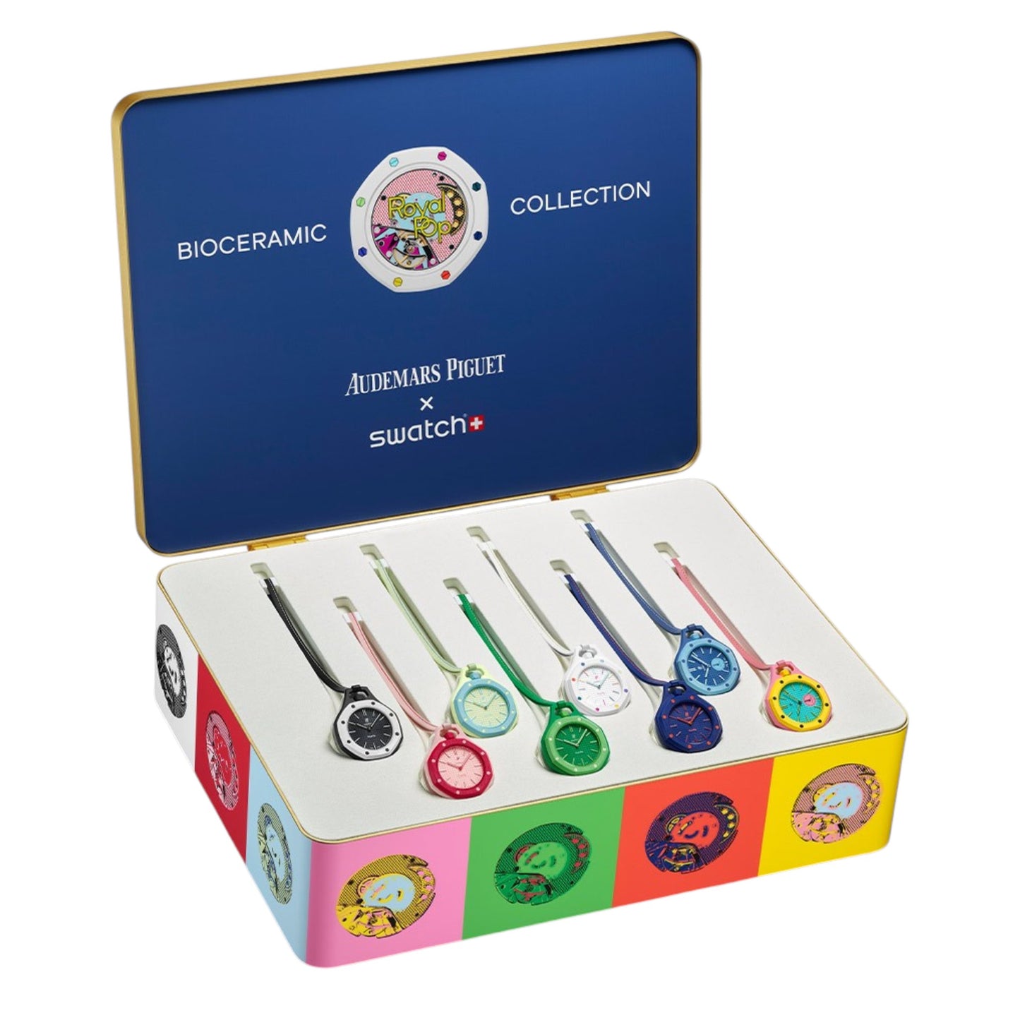A.P x S.w.a.t.c.h C.o.l.l.a.b |The Bioceramic Royal Pop Collection