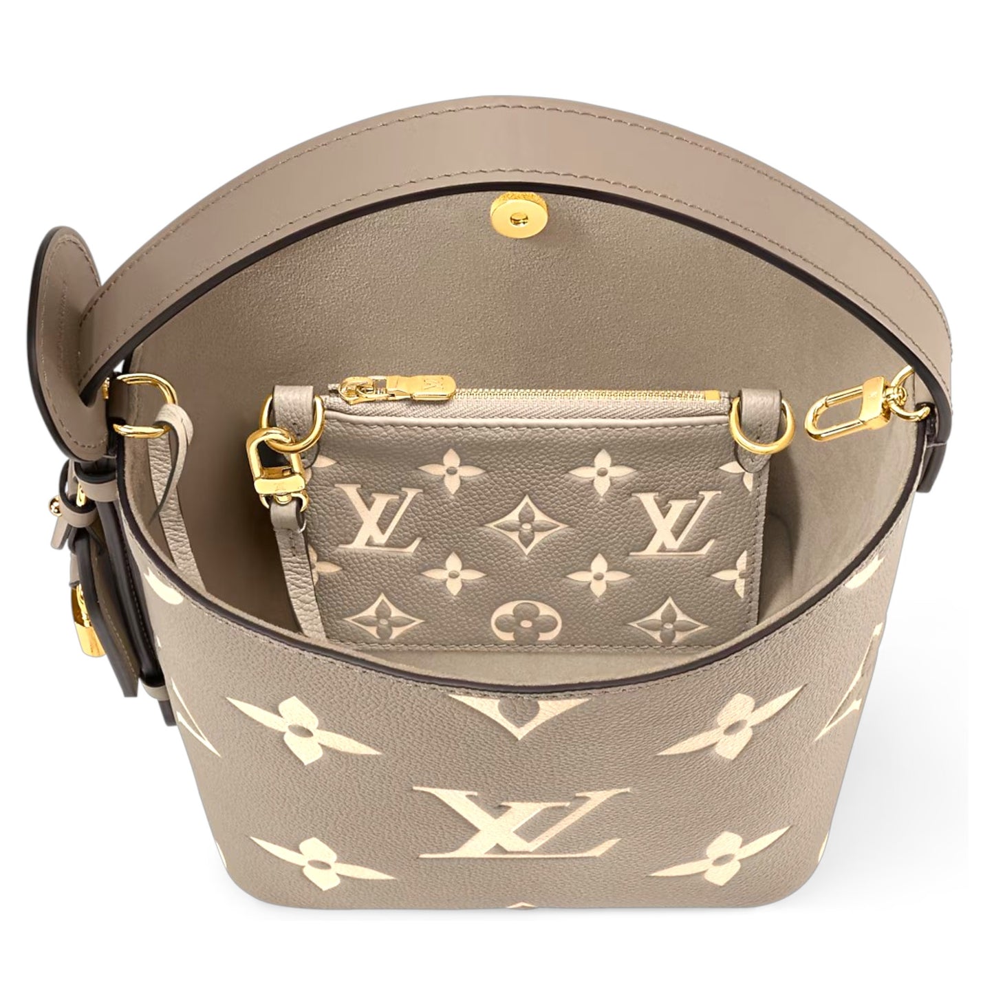 L.o.u.i.s  V.u.i.t.t.o.n | All In BB | Taupe Gray & Pink  Colors