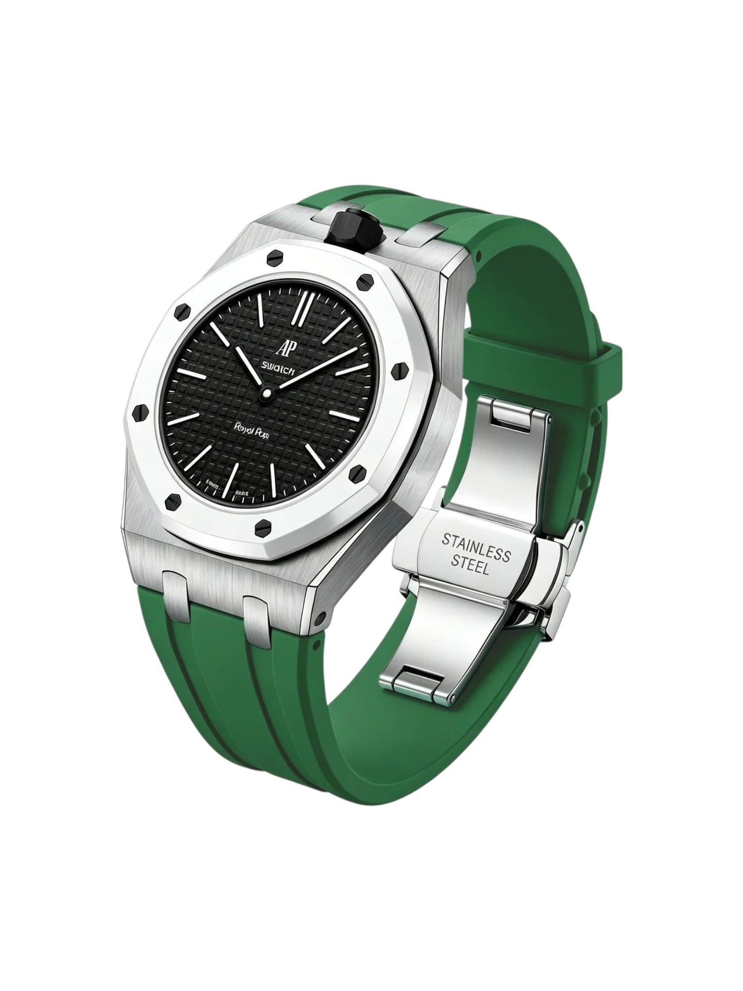 Royal Steel & Silicone Strap