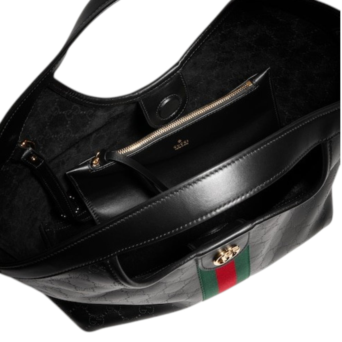 G.u.c.c.i Giglio tote bag GG leather