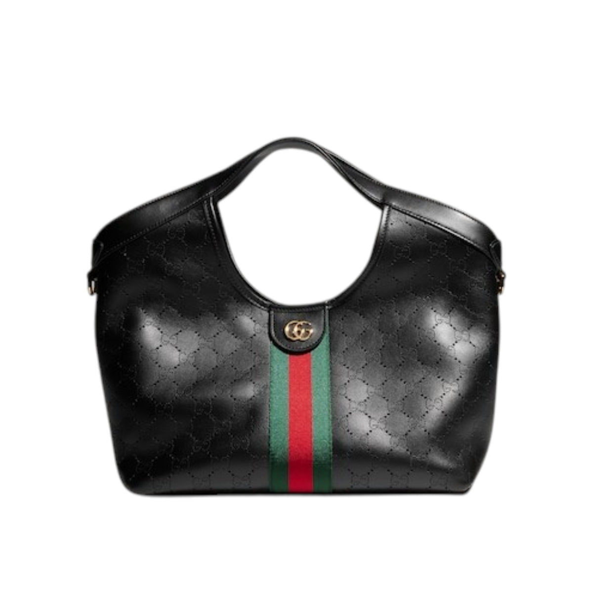 G.u.c.c.i Giglio tote bag GG leather