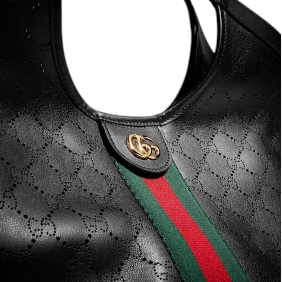 G.u.c.c.i Giglio tote bag GG leather