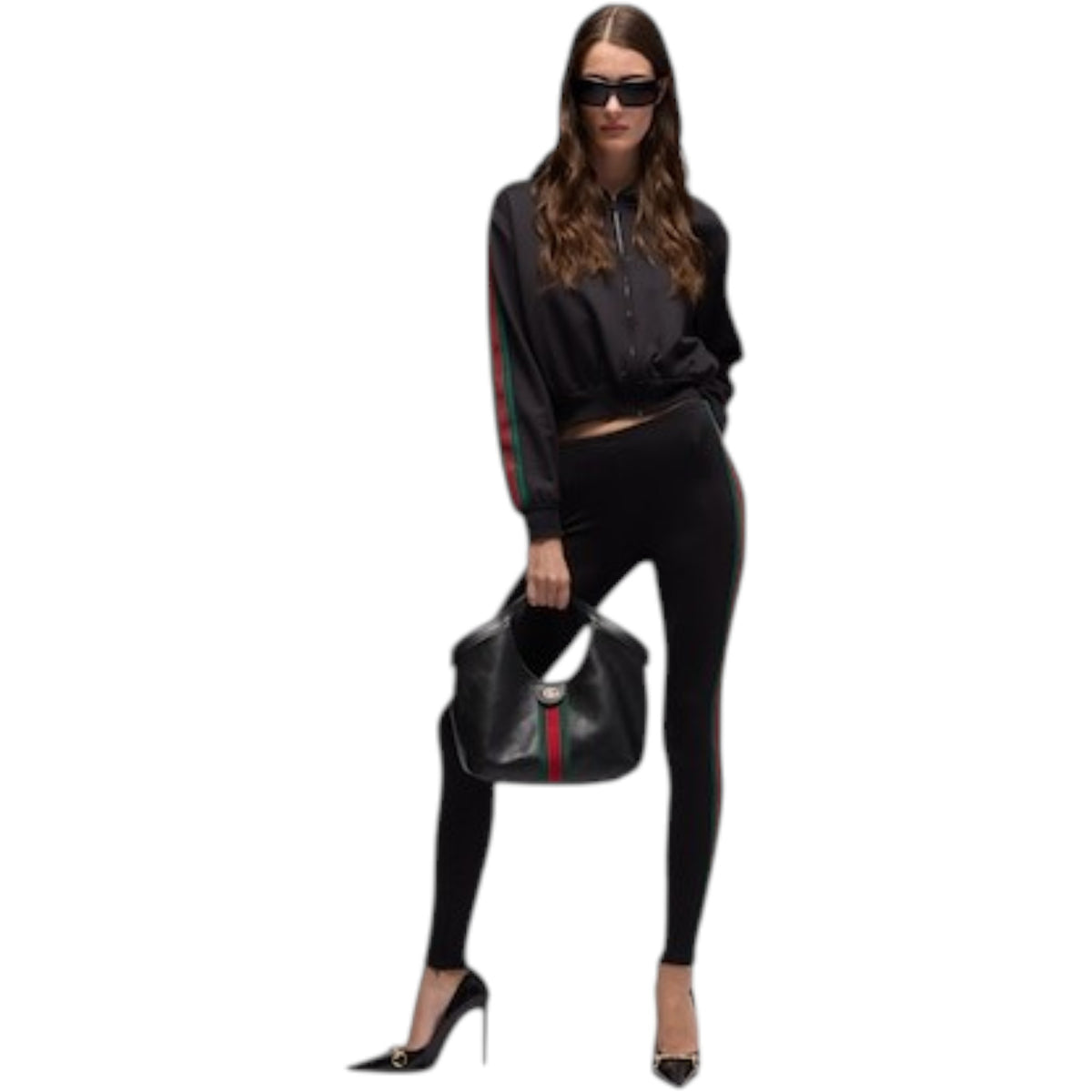 G.u.c.c.i Giglio tote bag GG leather